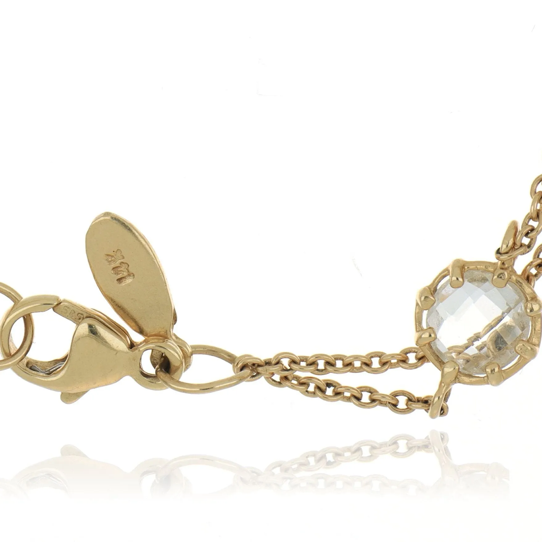 14k Yellow Gold Anzie Multi-stone Bracelet