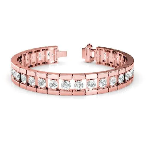 2.00-3.00 CT Round Cut Diamonds - Diamond Bracelet