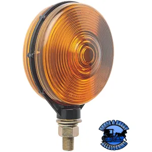 313AA 4.125" Amber/Amber Incandescent Stop/ Turn, Double-Face, Round