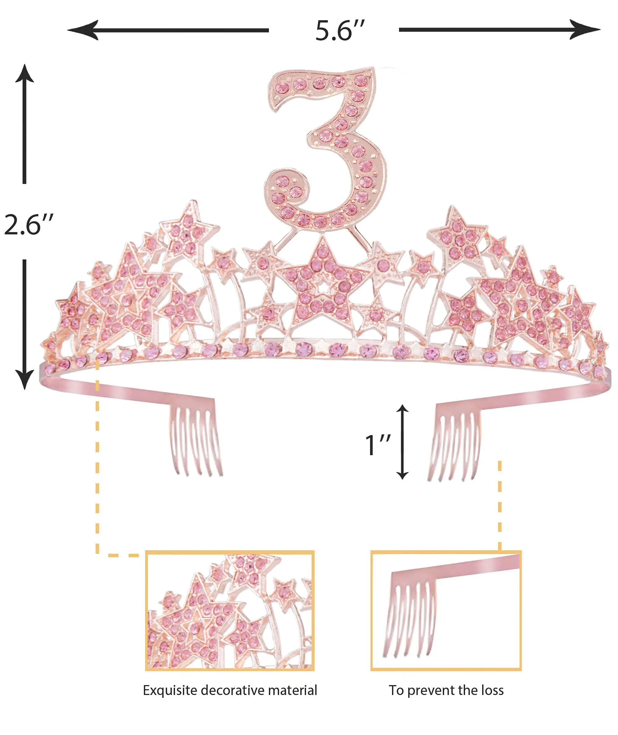 3rd Birthday, 3rd Birthday Gifts for Girls, 3rd Birthday Tiara and Sash, 3rd Birthday