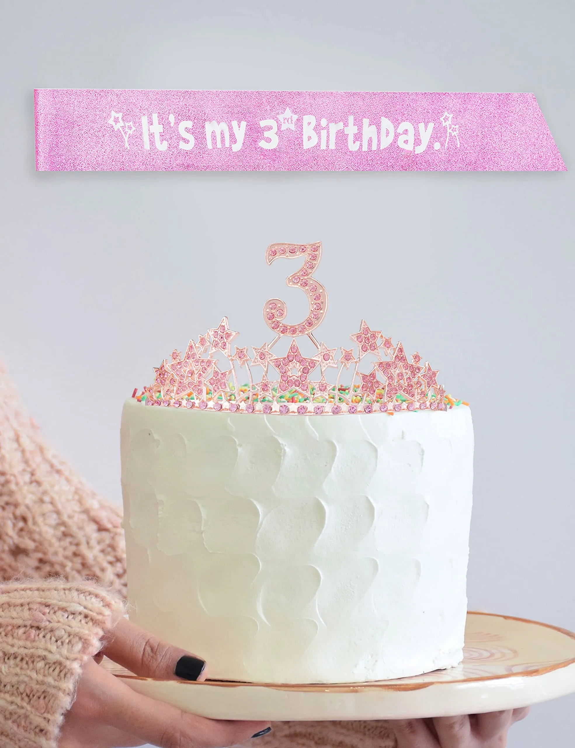 3rd Birthday, 3rd Birthday Gifts for Girls, 3rd Birthday Tiara and Sash, 3rd Birthday