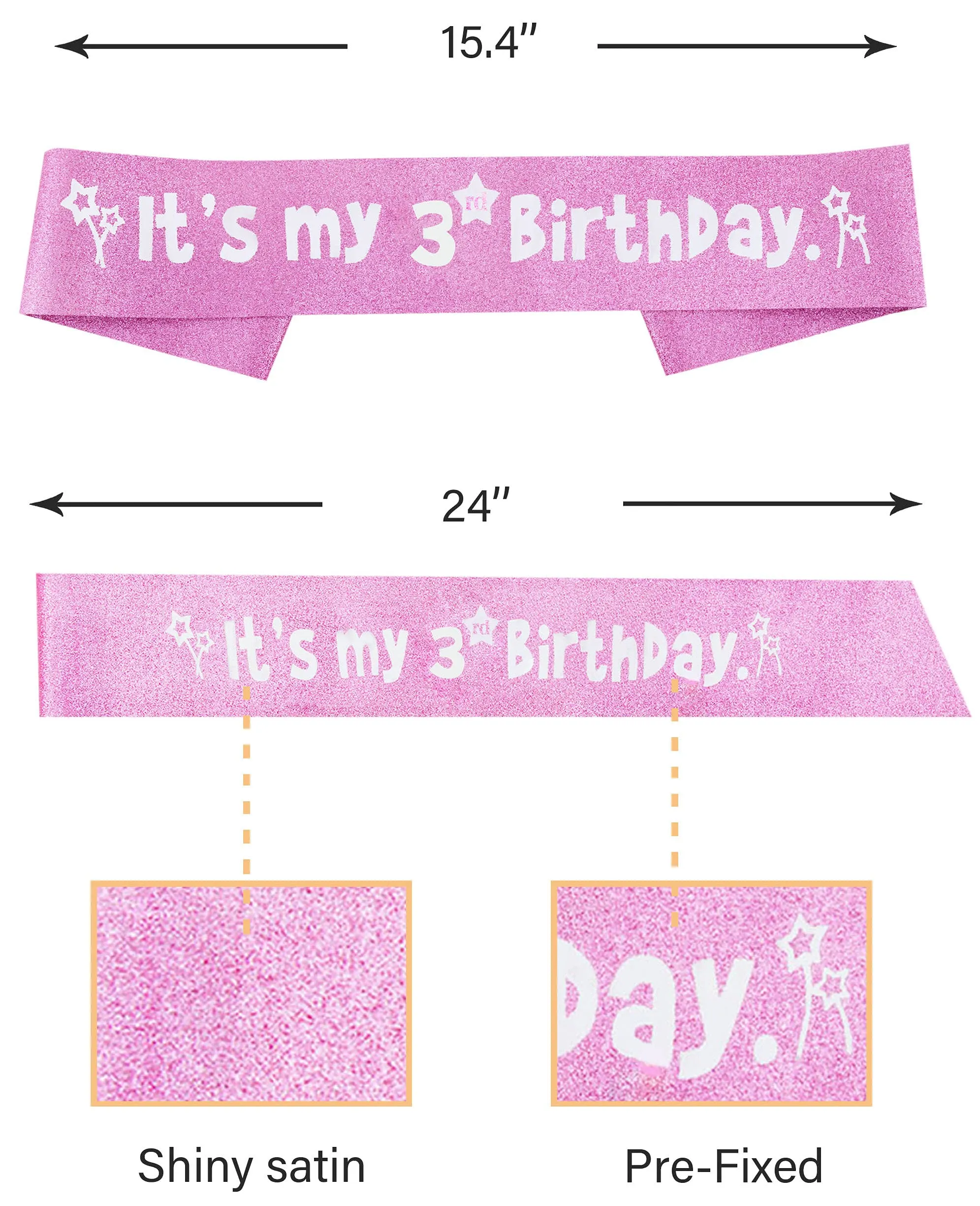 3rd Birthday, 3rd Birthday Gifts for Girls, 3rd Birthday Tiara and Sash, 3rd Birthday