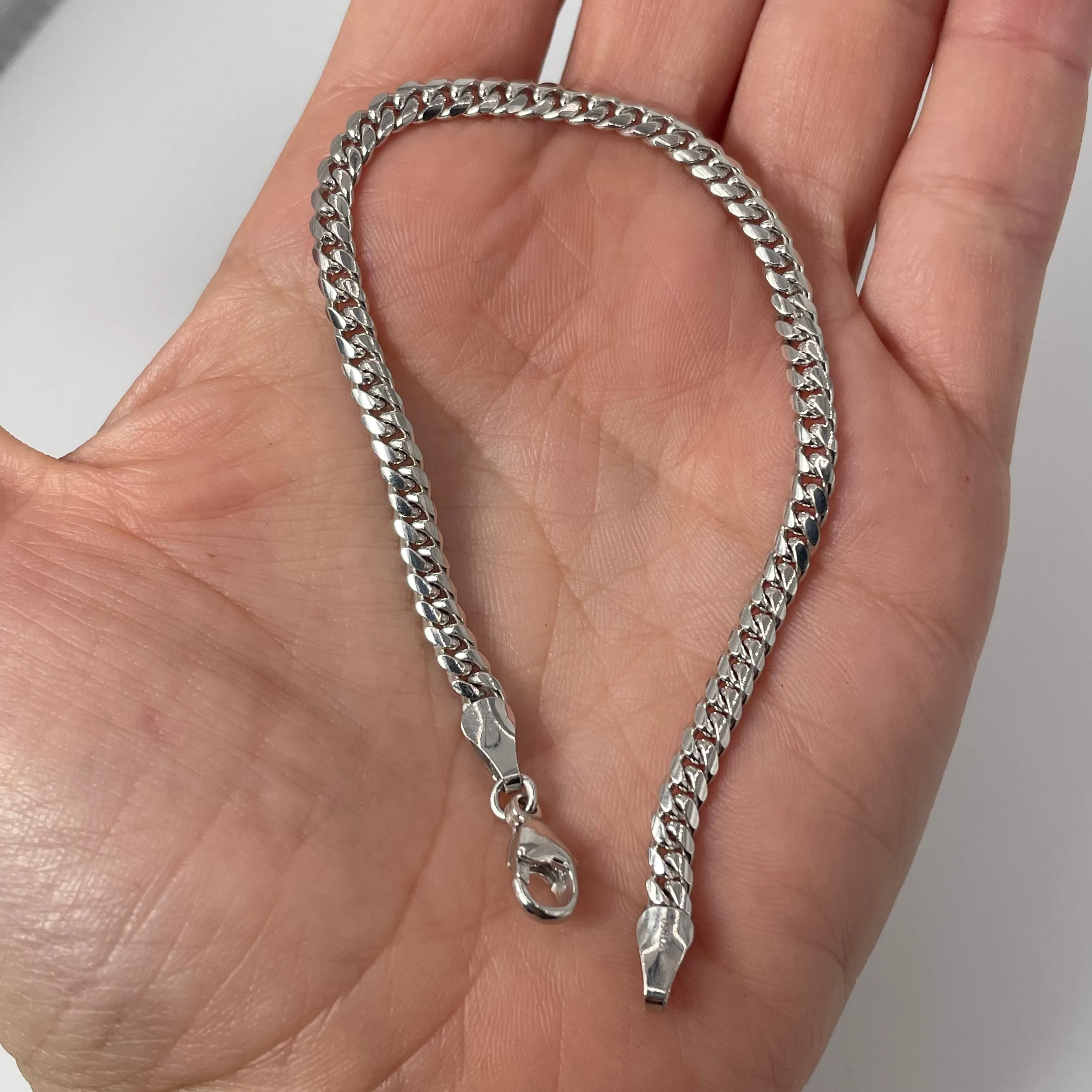 4.0MM Miami Cuban Bracelet (Platinum)