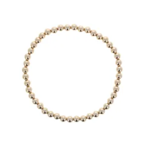 4mm Gold Filled Stretch Bracelet