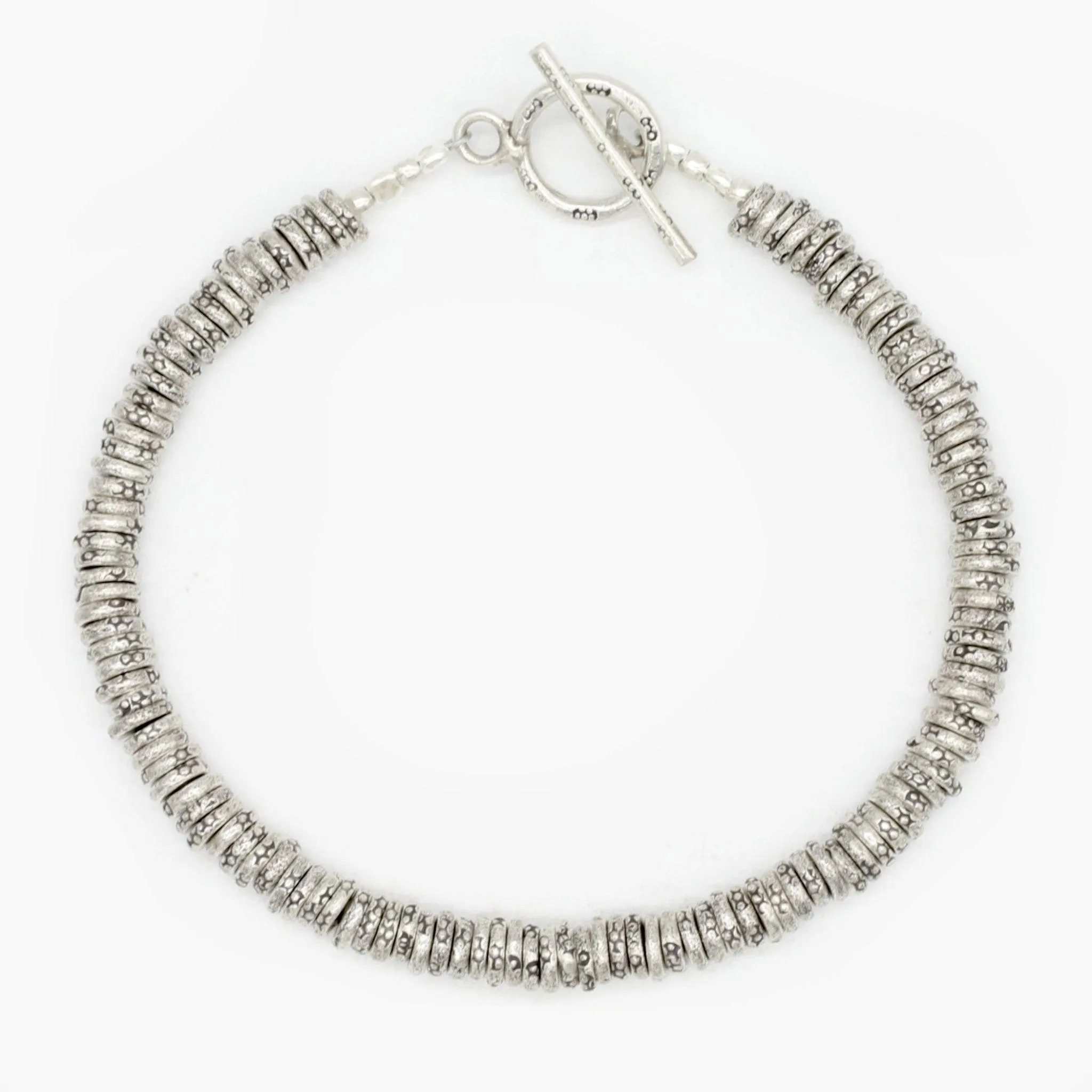 4mm Oxidized Silver "Rodeo" Bracelet