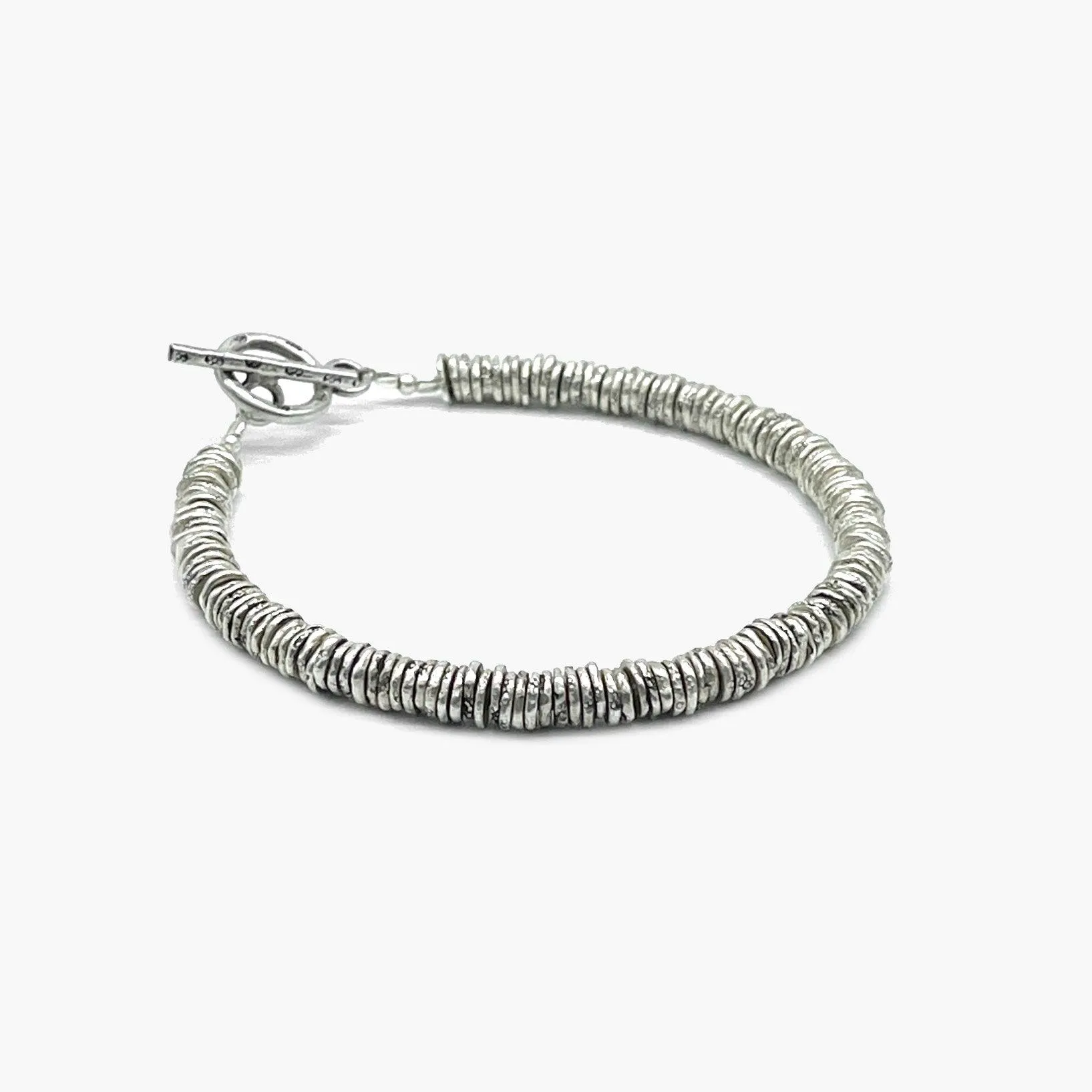 4mm Oxidized Silver "Rodeo" Bracelet