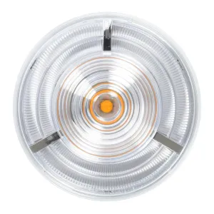 4" PRIME AMBER/CLEAR 7 LED SEALED LIGHT