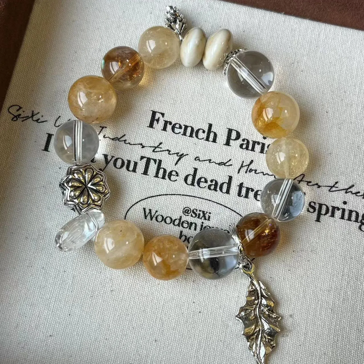 Abundance Life - Yellow Crystal Bracelet