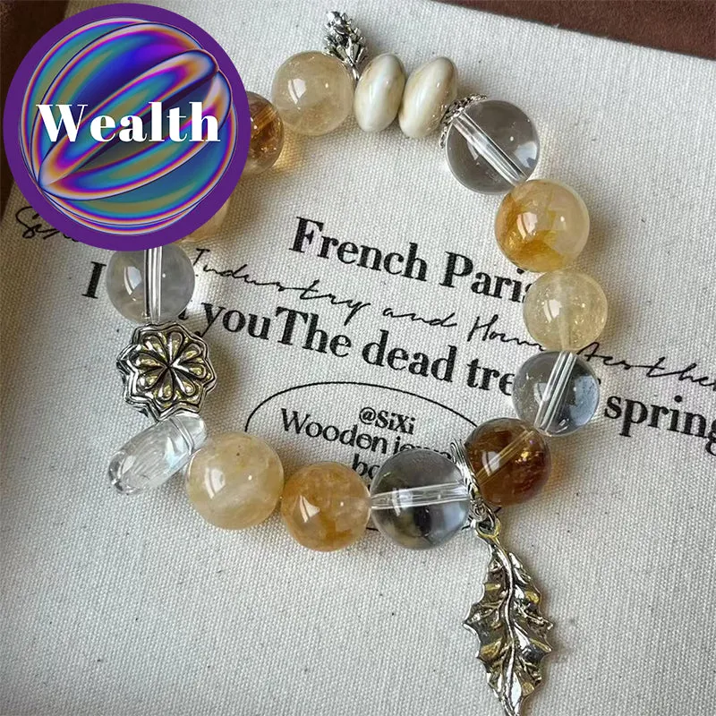 Abundance Life - Yellow Crystal Bracelet