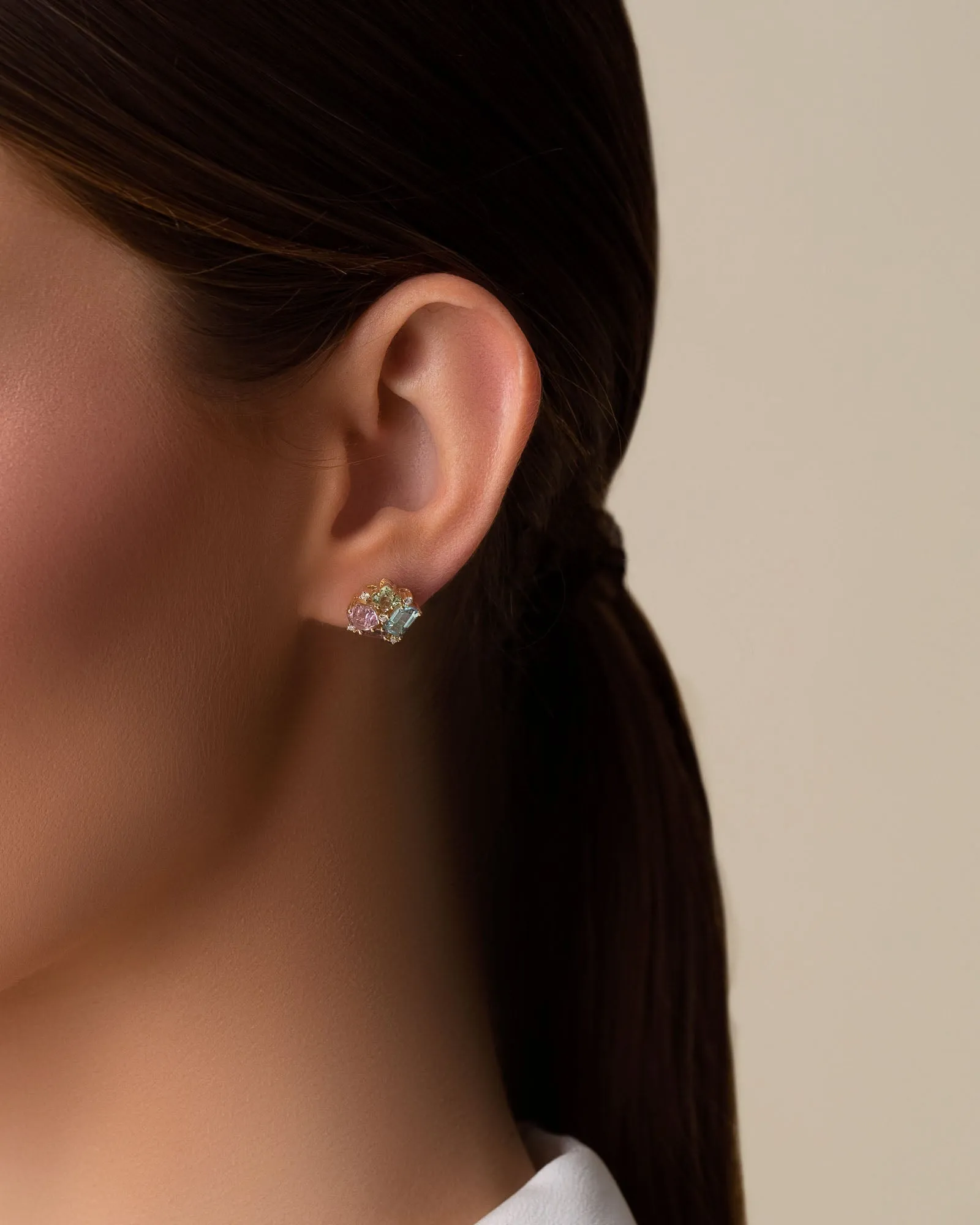 Amalfi Pastel Blossom Studs