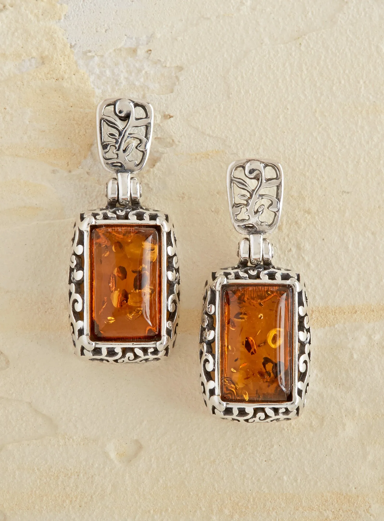 Amber Palace Earrings