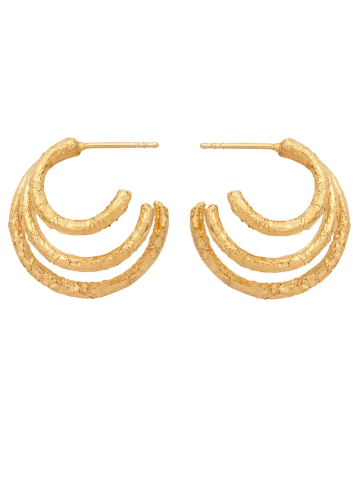 Amber Sceats Talia Earrings in Gold