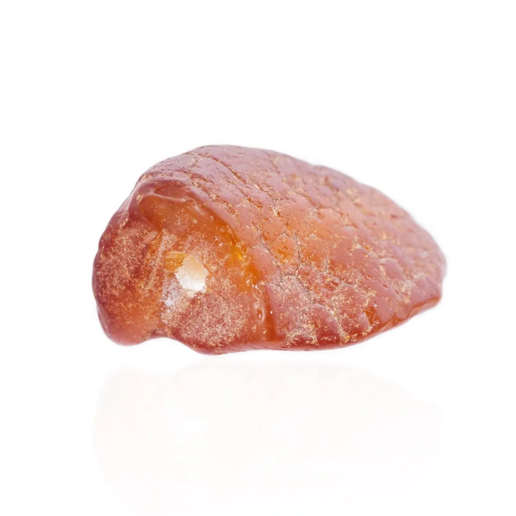 Amber Stone Bead, Natural Dark