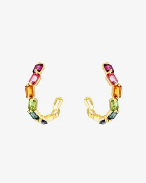 Ann Rainbow Midi Hoops