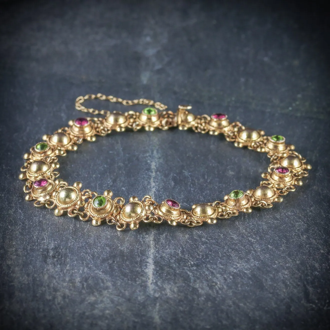 Antique Edwardian Suffragette 15Ct Gold Bracelet Circa 1910