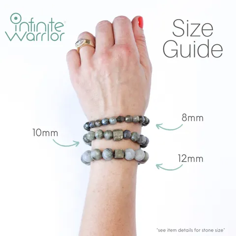 Aquamarine Bracelet | Matte with a Pearl