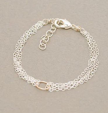 Armitage Simple Cable and Link Bracelet