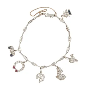 Art Deco Charm Bracelet