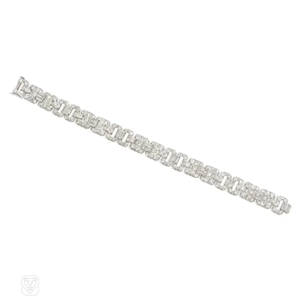 Art Deco diamond bracelet, Mauboussin