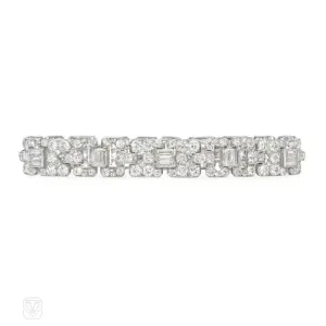 Art Deco diamond bracelet, Mauboussin