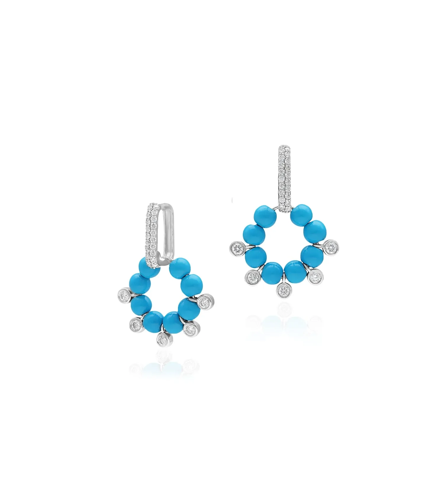 Aura turquoise earrings