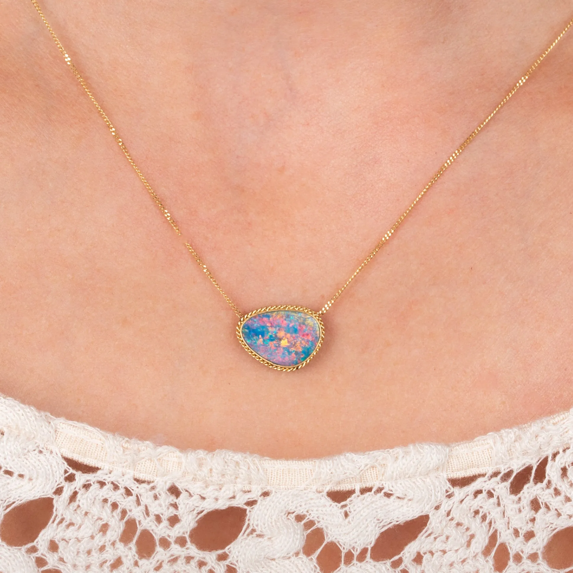 Australian Opal Mystical Necklace