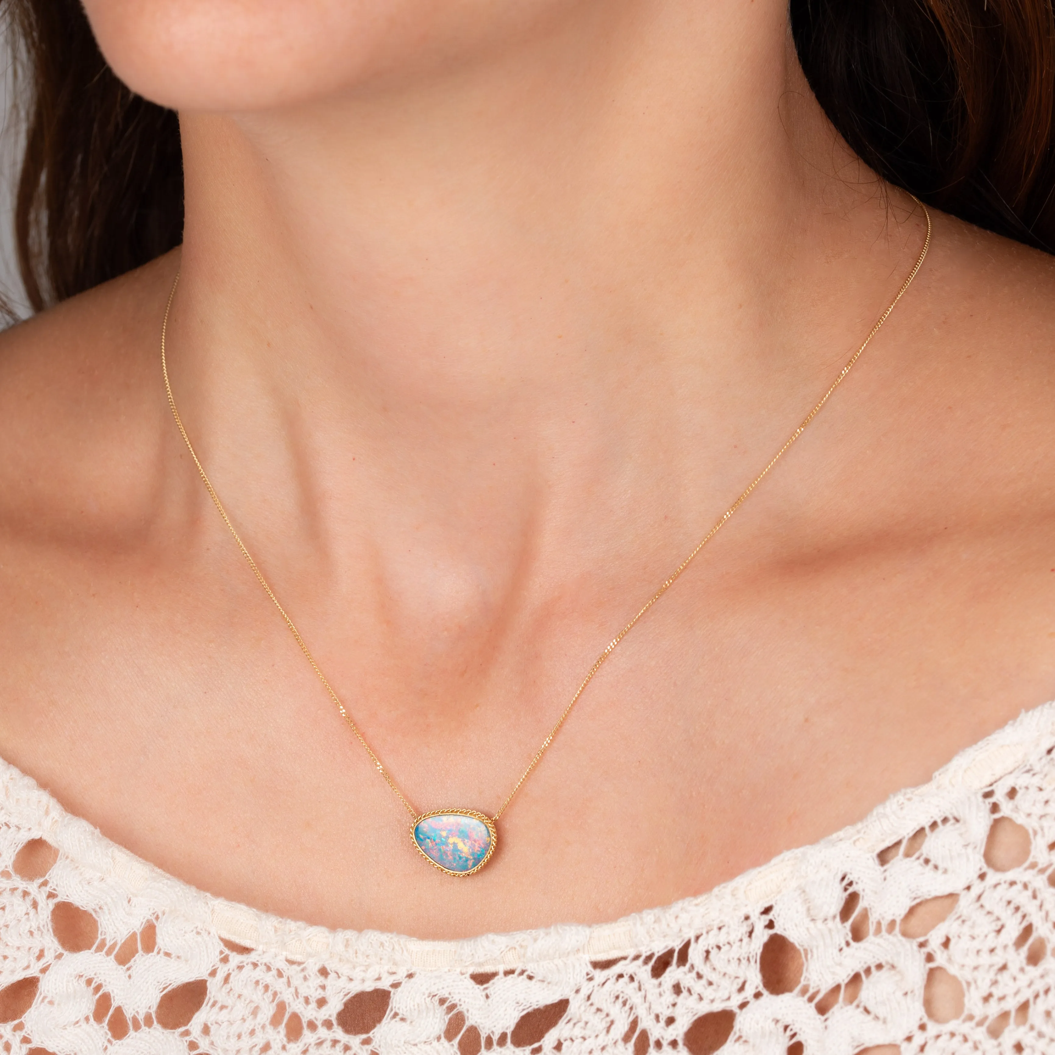 Australian Opal Mystical Necklace