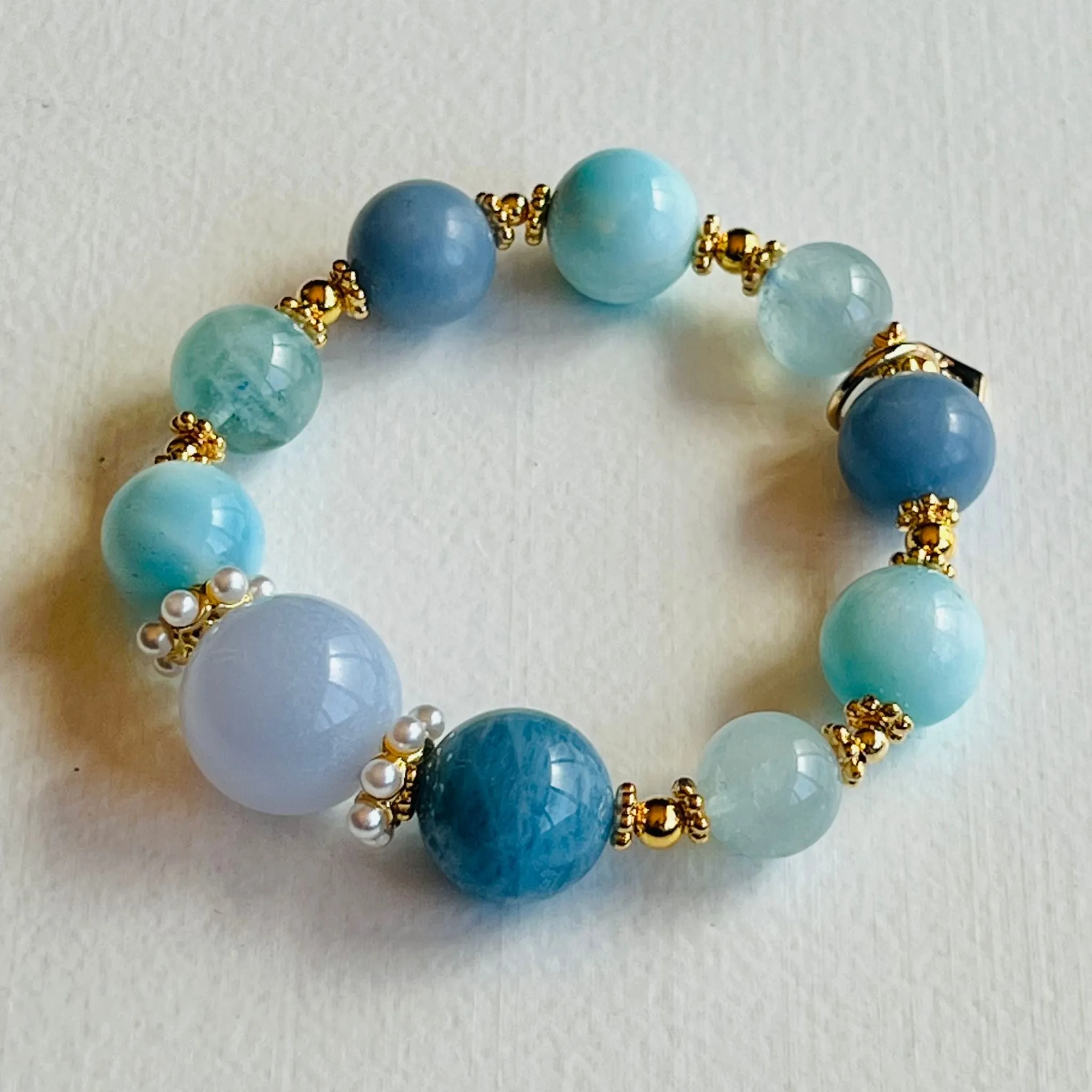 Azure Garden Crown Bracelet