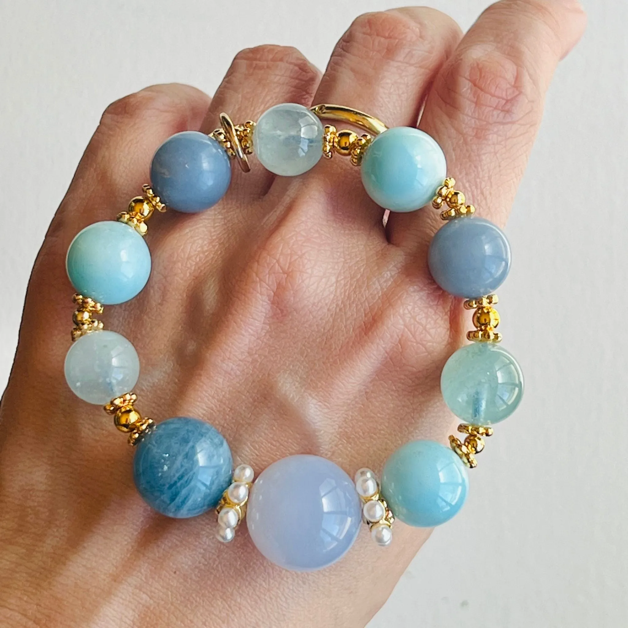 Azure Garden Crown Bracelet