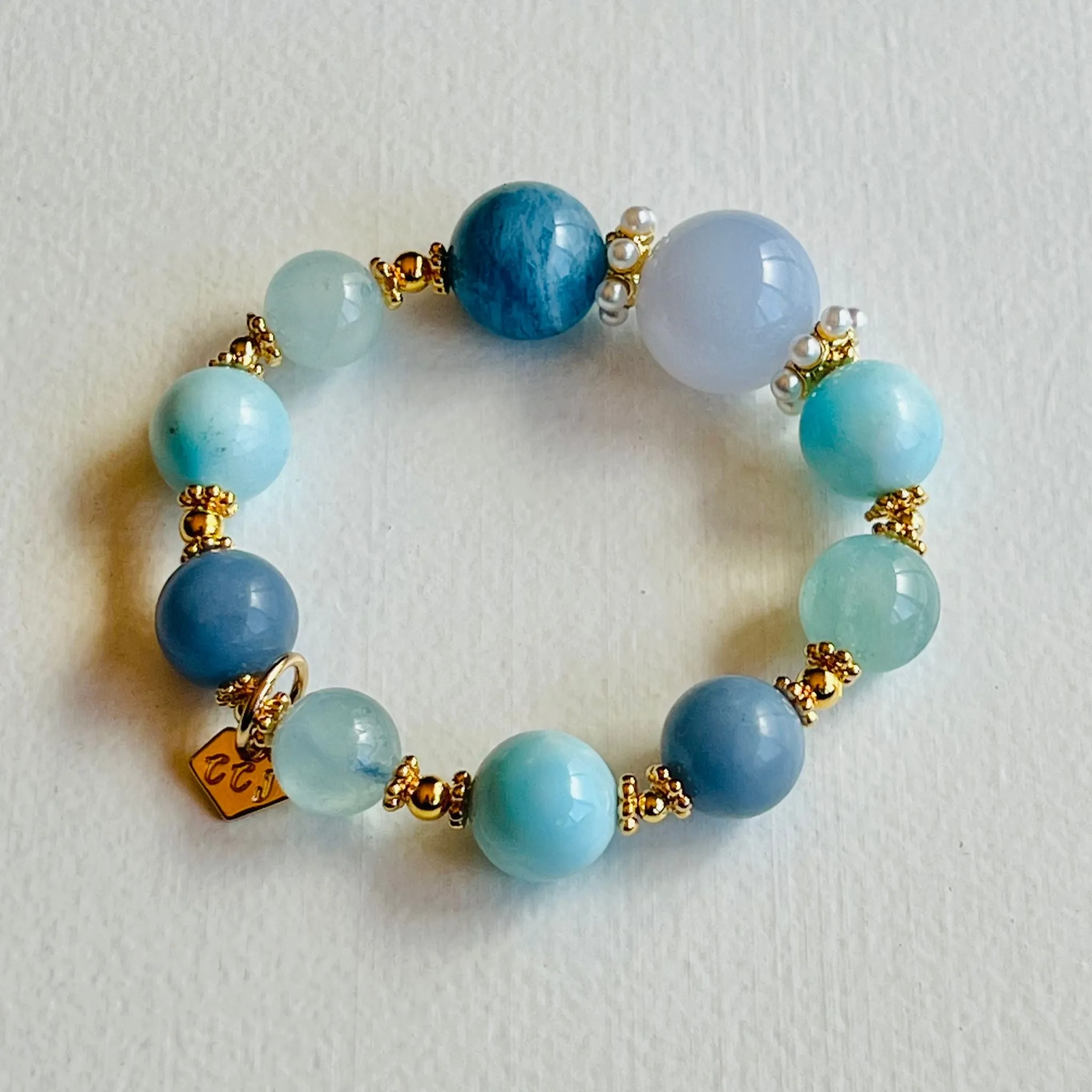 Azure Garden Crown Bracelet