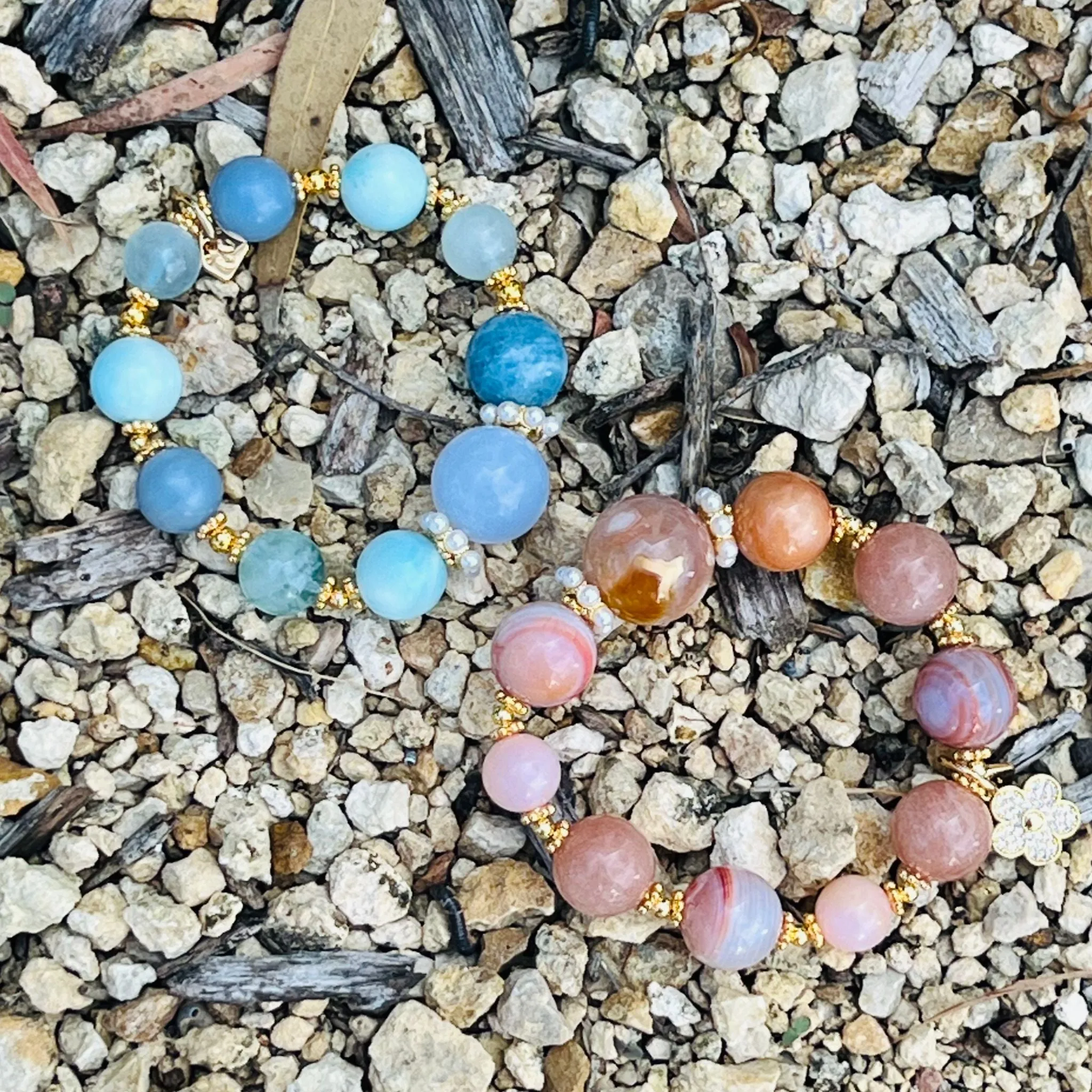 Azure Garden Crown Bracelet