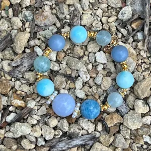 Azure Garden Crown Bracelet