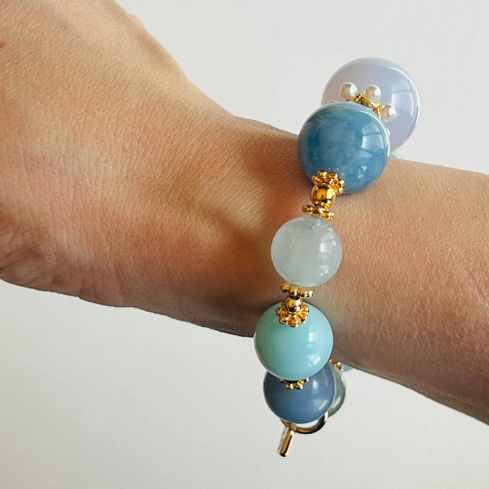 Azure Garden Crown Bracelet