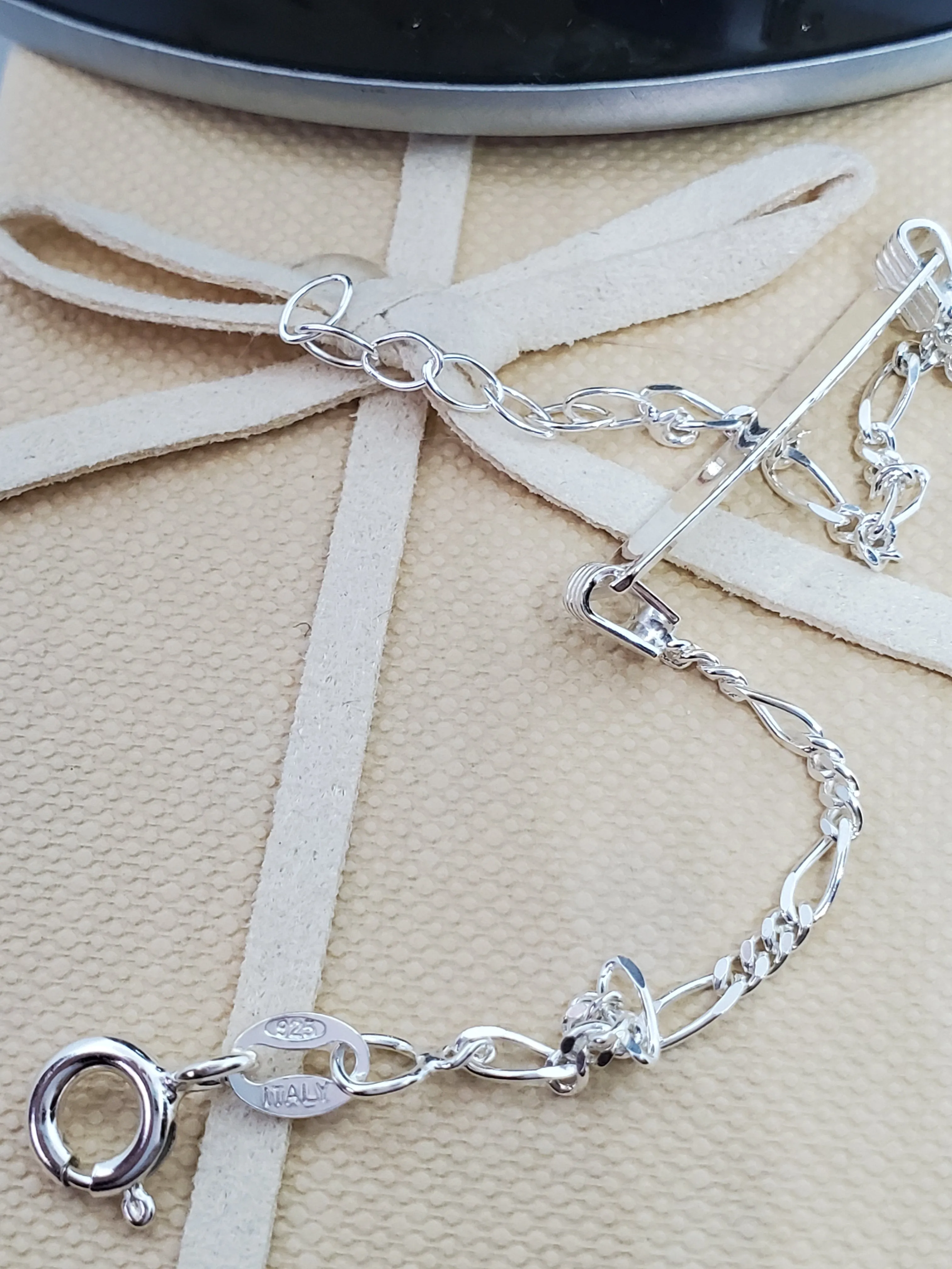 Baby Real Silver ID Bracelet