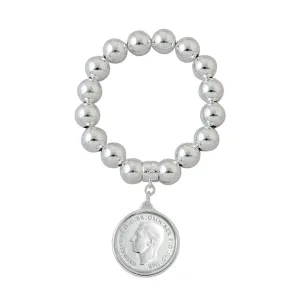 BALL BRACELET WTIH FLORIN COIN