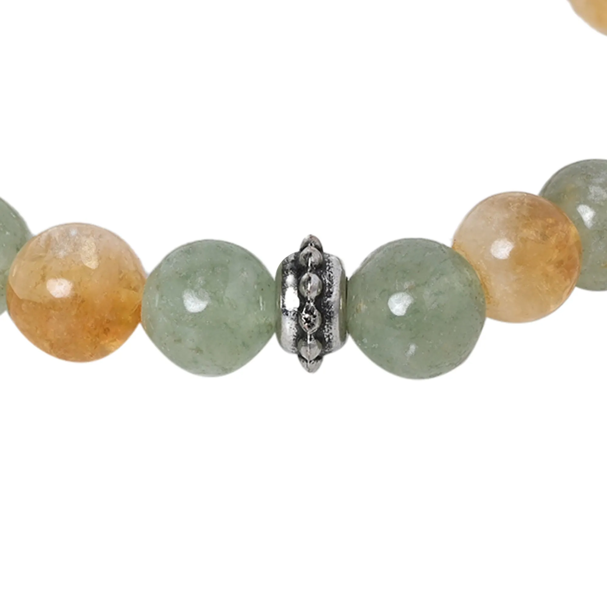 Bamboology Trends Radiate Positivity with our Aventurine and Citrine Healing Gemstone Bracelet - Elevate Well-Being for Your Loved One