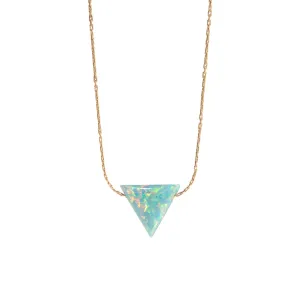 bara boheme | Large "TRIANGLE" Opal Necklace