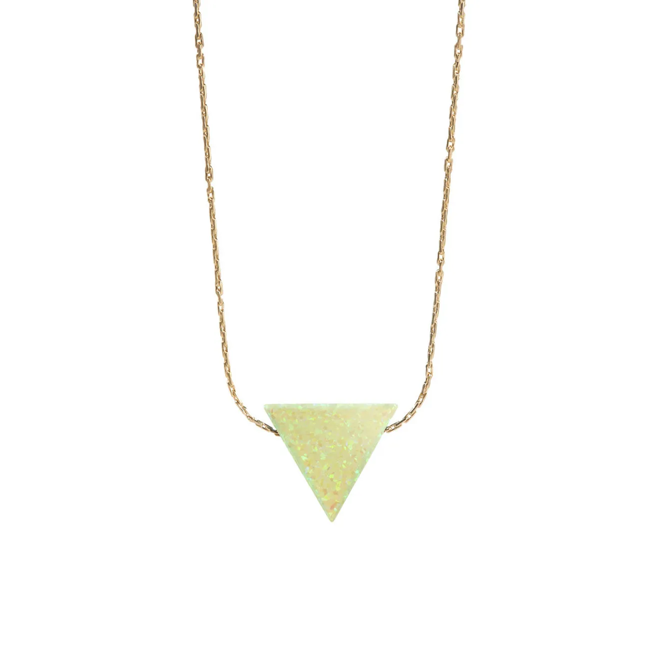 bara boheme | Large "TRIANGLE" Opal Necklace