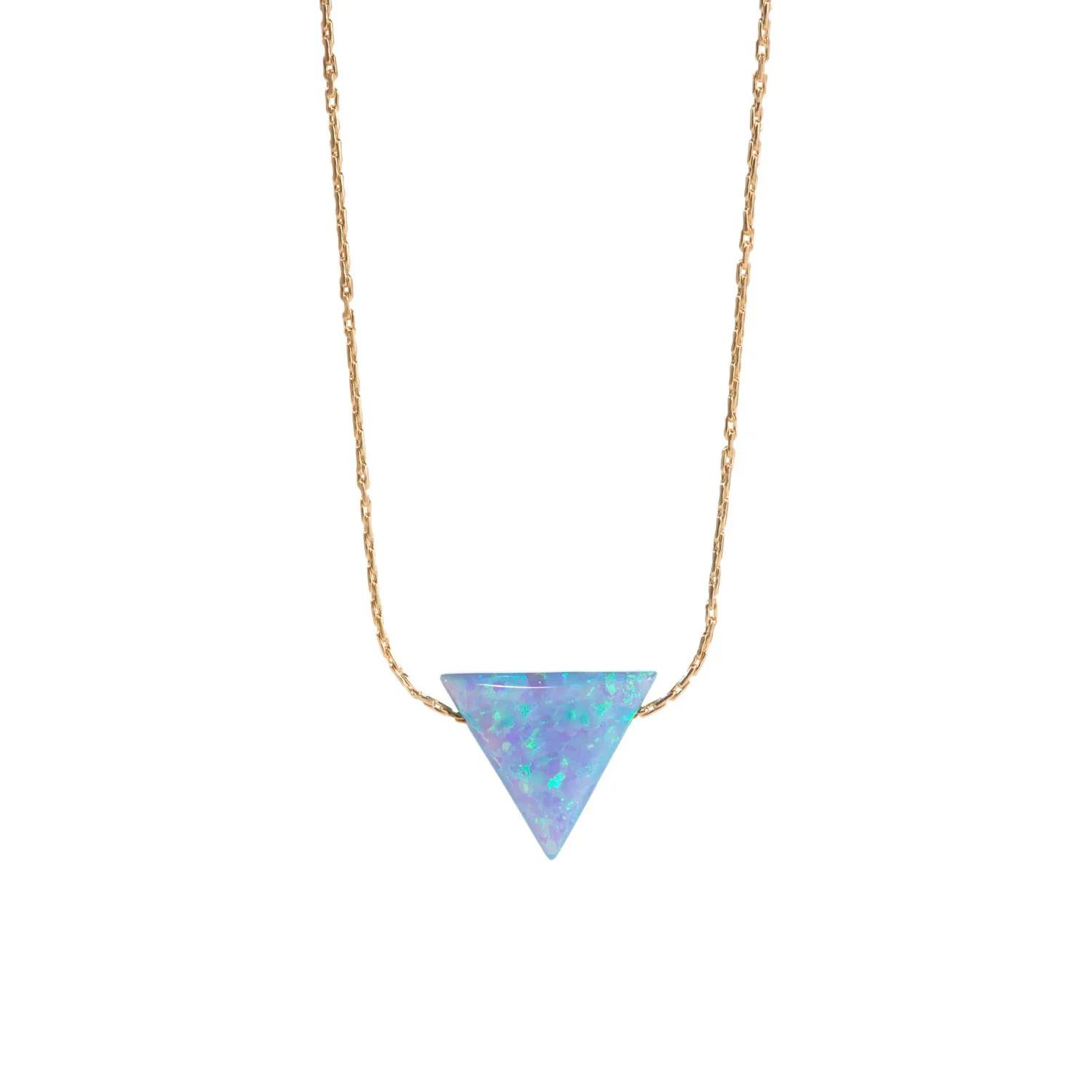 bara boheme | Large "TRIANGLE" Opal Necklace