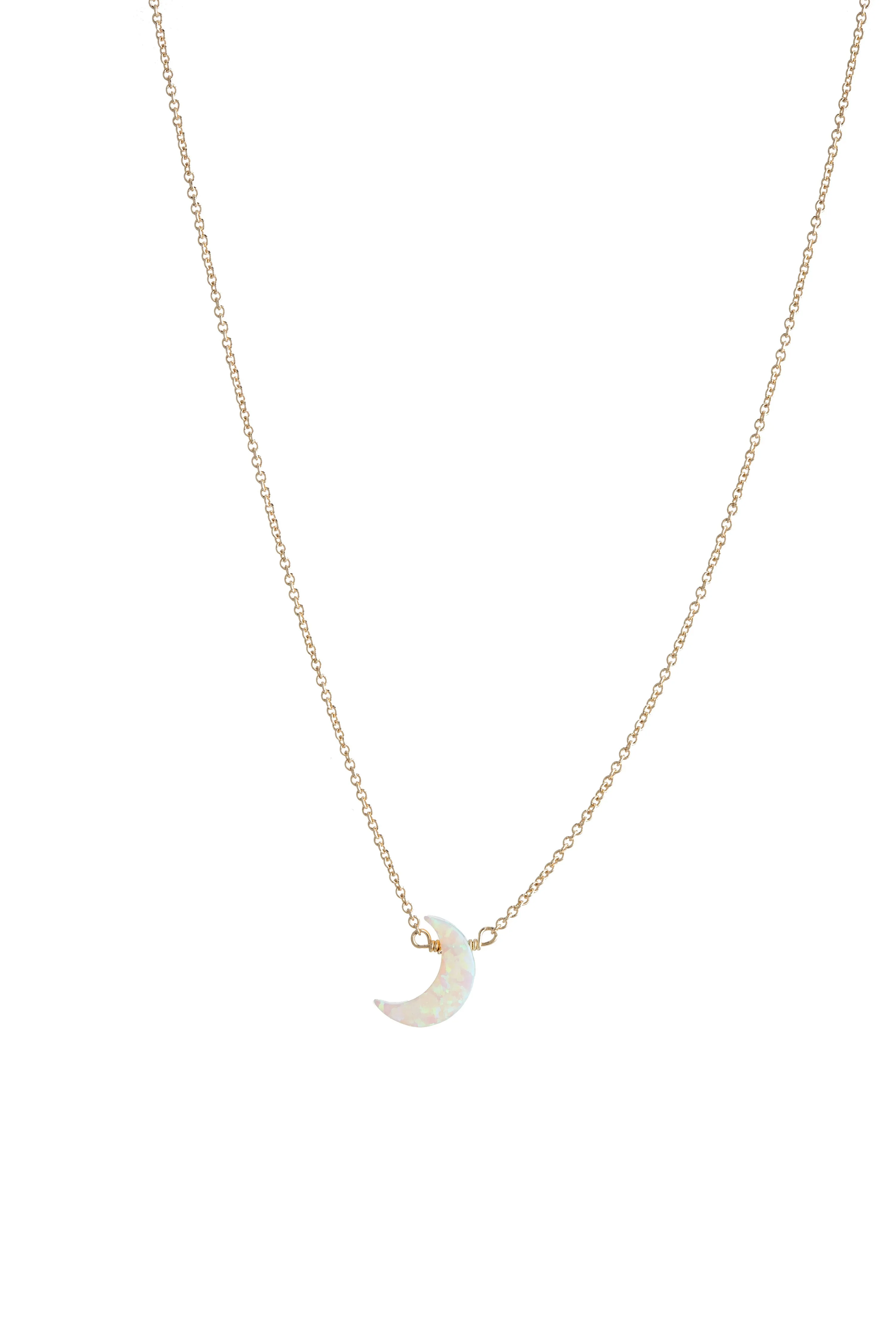 bara boheme | "MOON" Opal Necklace