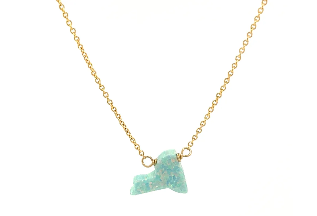 bara boheme | "NEW YORK" Opal Necklace