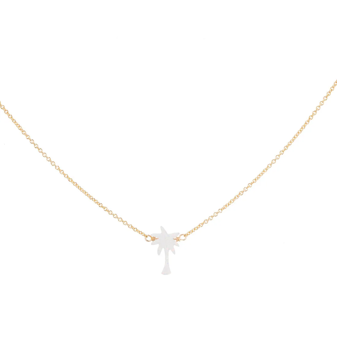 bara boheme | "PALM TREE" Opal Necklace