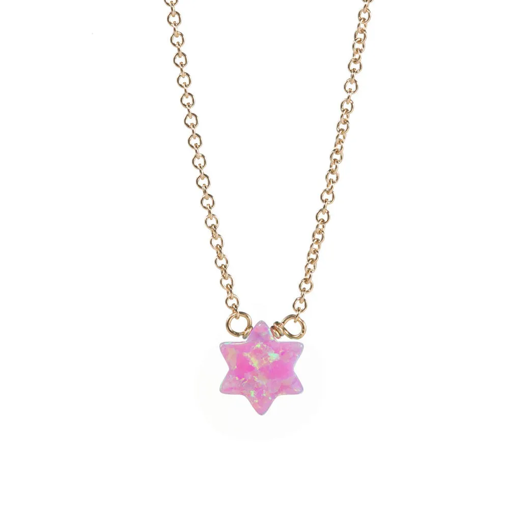 bara boheme | "Star of David" Opal Necklace