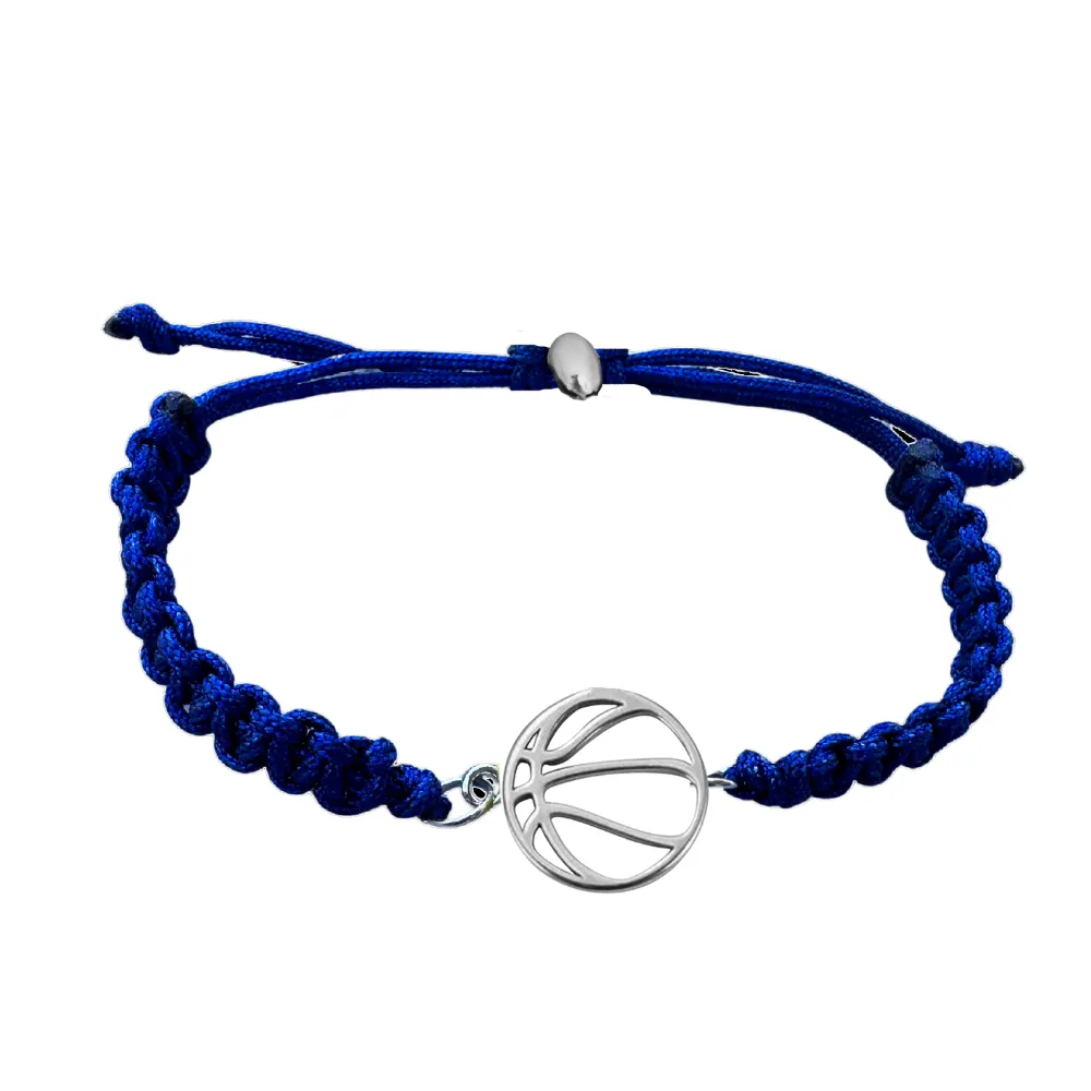 Basketball Stainless Steel Rope Bracelet - Pick Color