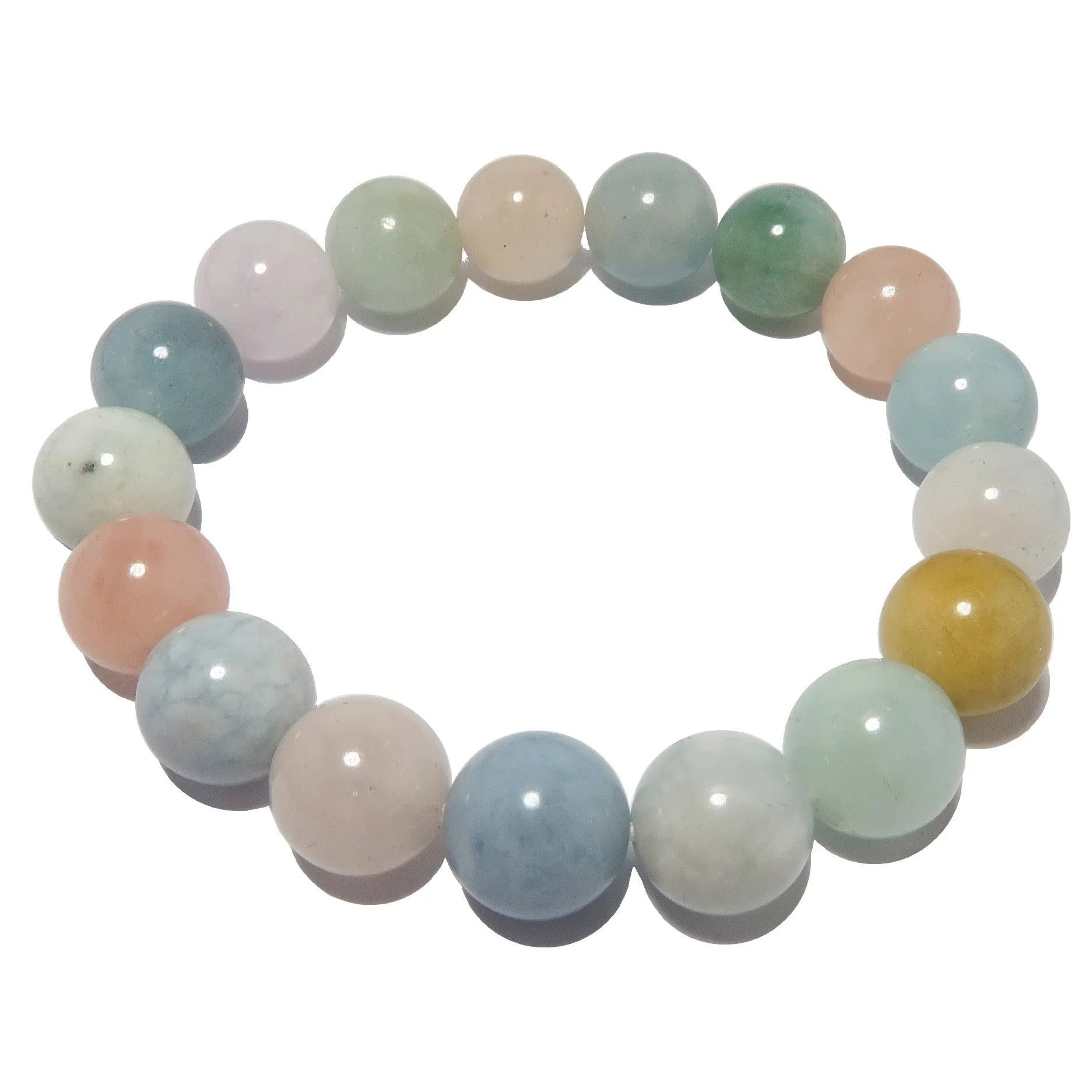 Beryl Bracelet Rainbow Aquamarine Morganite Heliodor