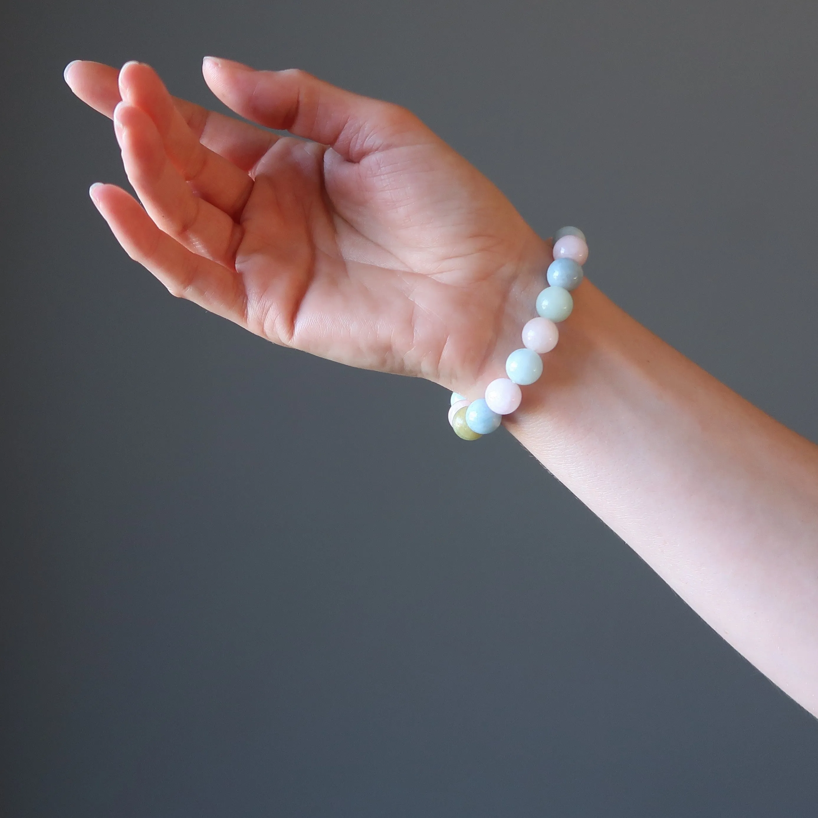 Beryl Bracelet Rainbow Aquamarine Morganite Heliodor