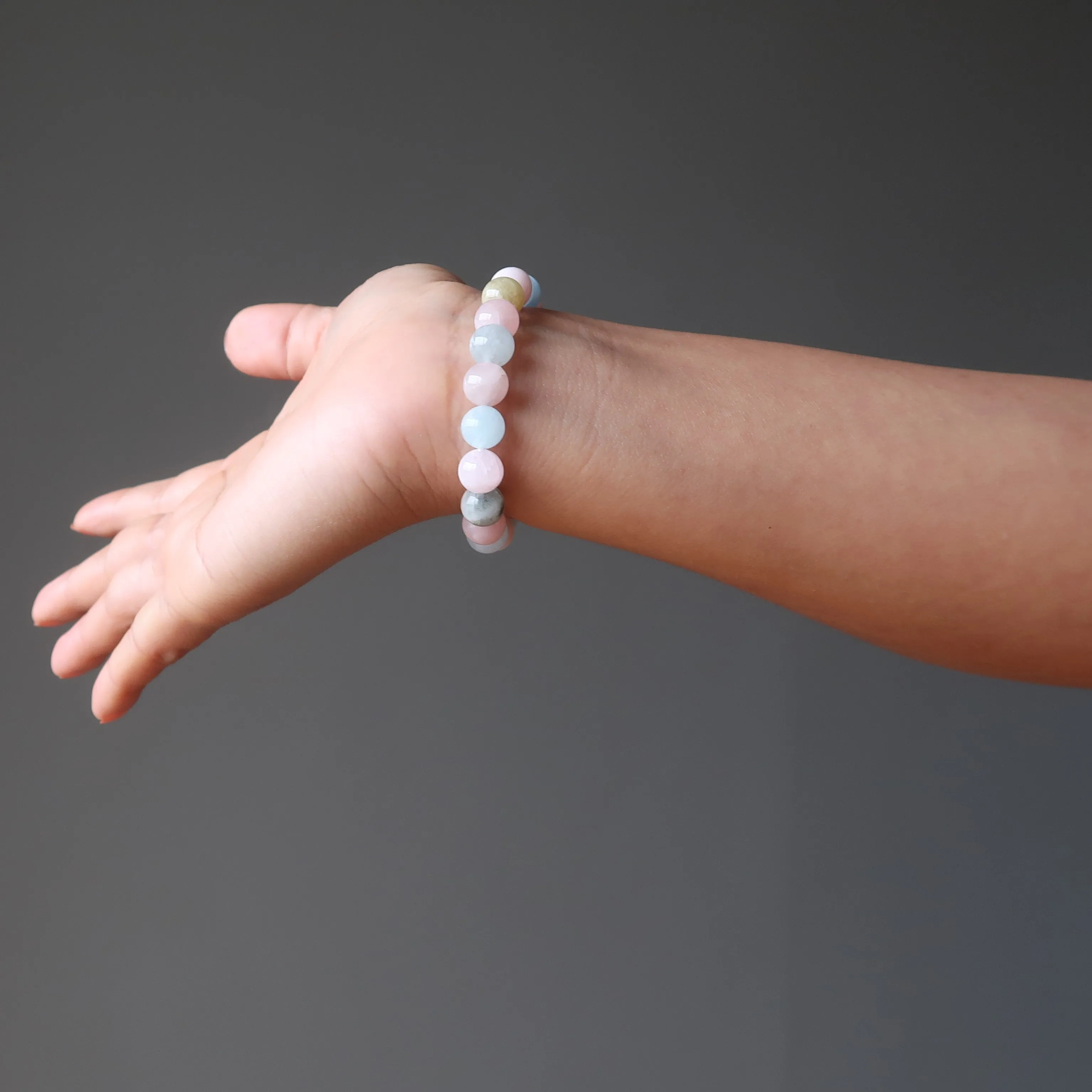 Beryl Bracelet Rainbow Aquamarine Morganite Heliodor