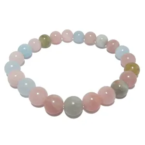 Beryl Bracelet Rainbow Aquamarine Morganite Heliodor