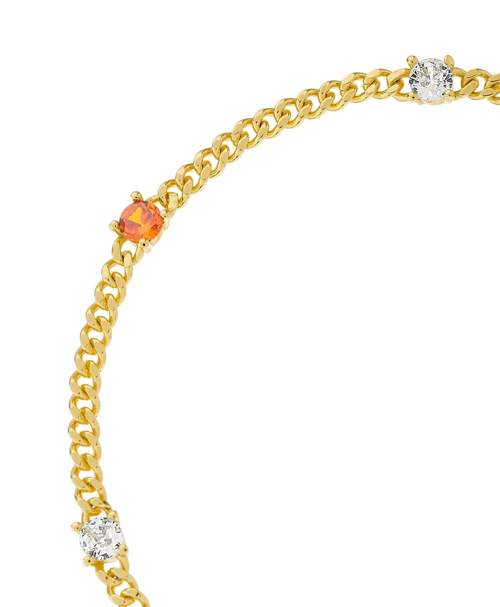 Birthstone Bracelet November 18ct Gold Plated