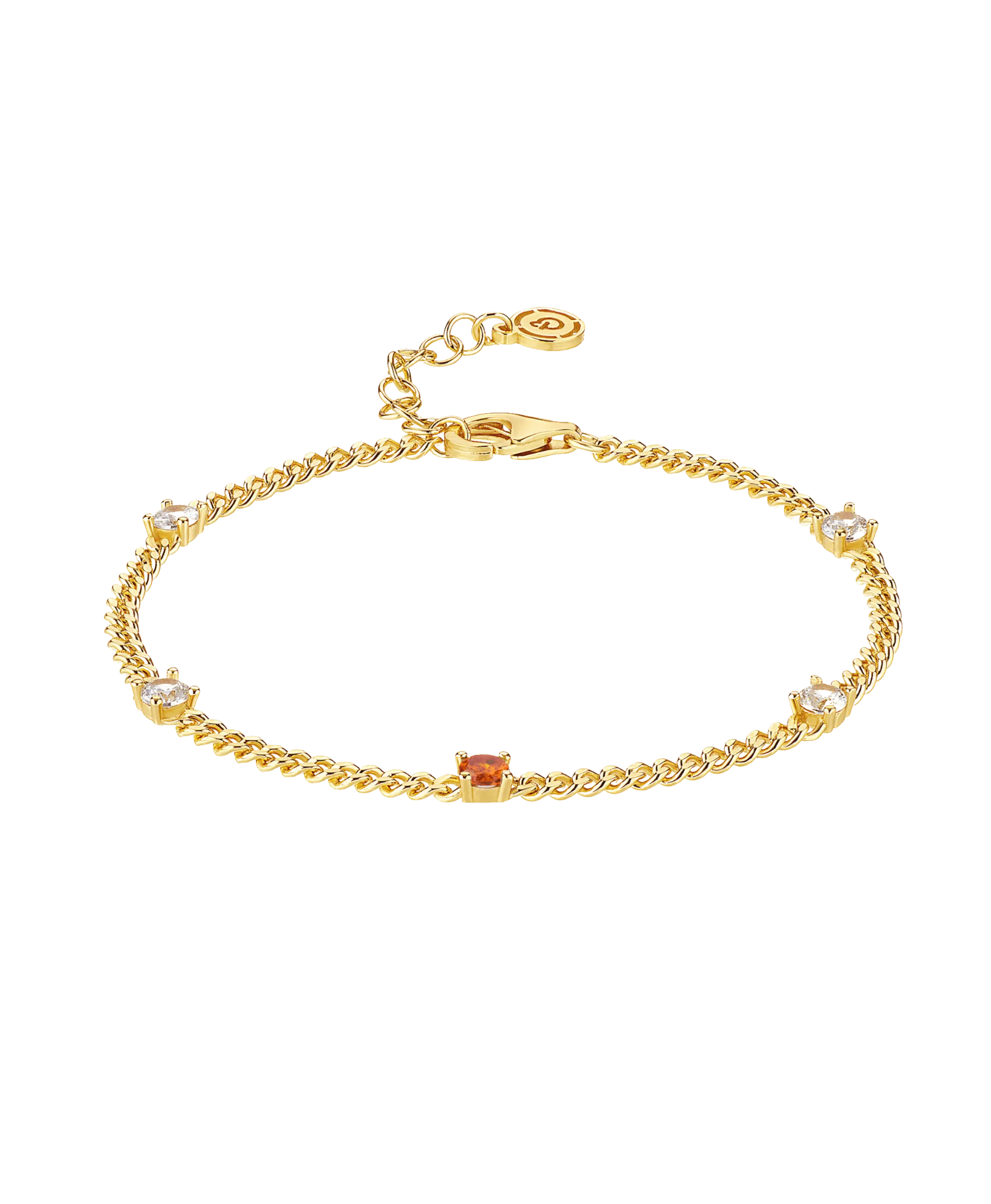 Birthstone Bracelet November 18ct Gold Plated